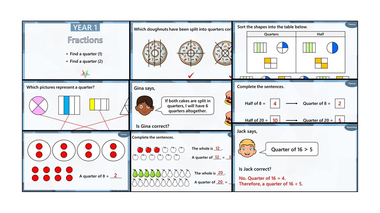 fractions week 5 presentation primary stars education