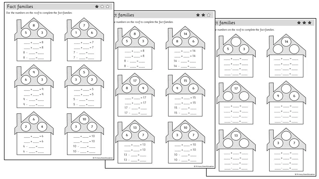 fact-families-within-20-activity-primary-stars-education