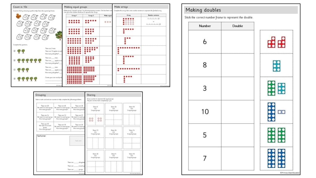 Equal groups - sharing | Practical – Primary Stars Education