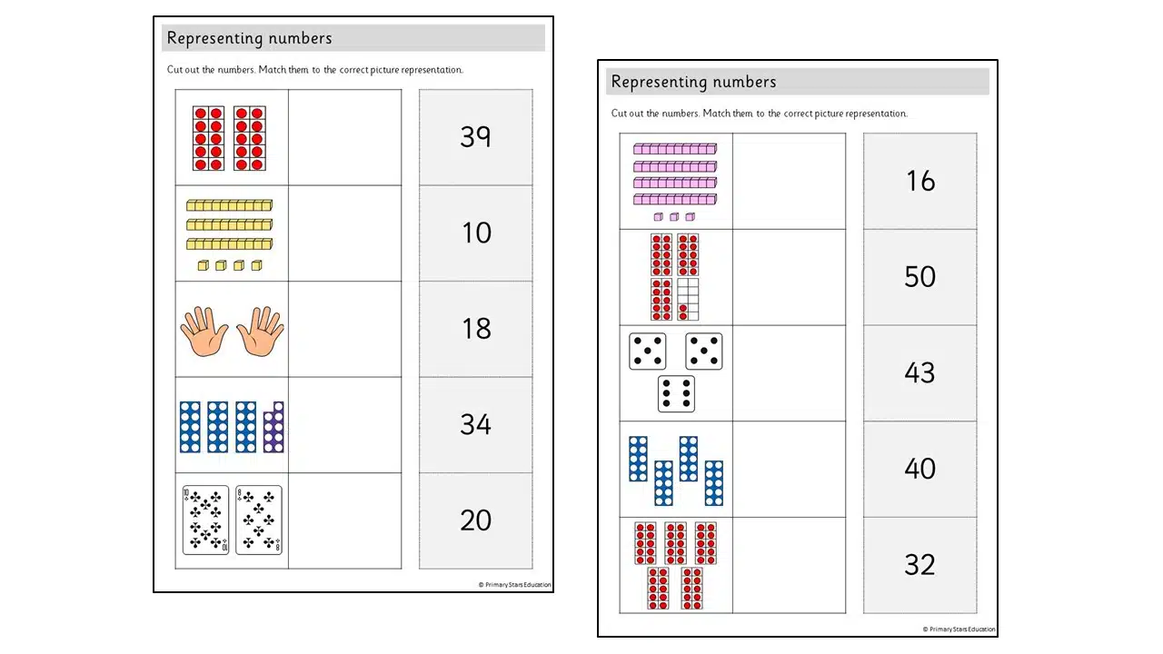 match-the-numbers-with-objects