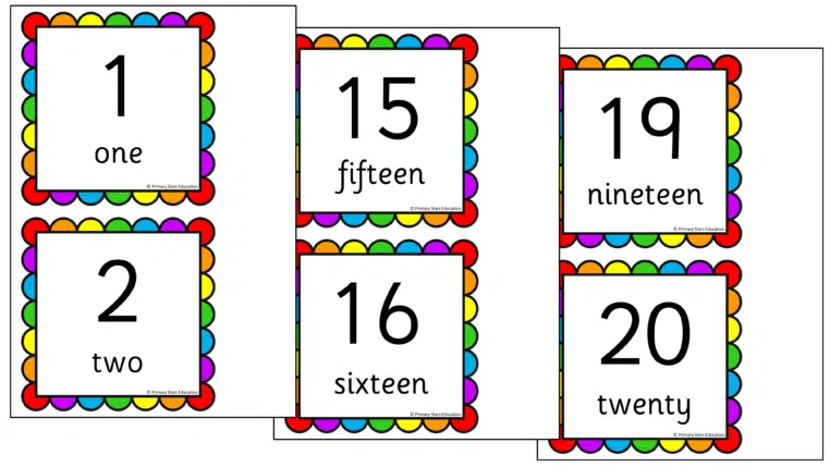 numbers-0-20-numerals-and-words-display-primary-stars-education