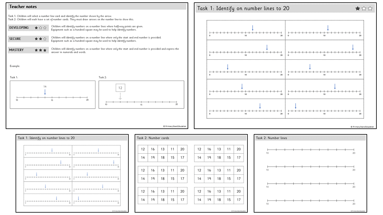 Number Lines To 20 Practical Primary Stars Education number-lines-to-20-practical-primary-stars-education